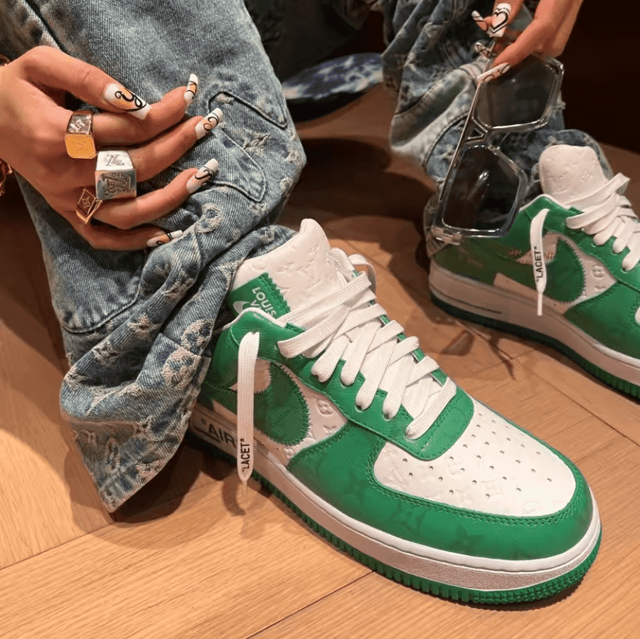 OptimalLift SN - AF 1 - Low White Green Monogram