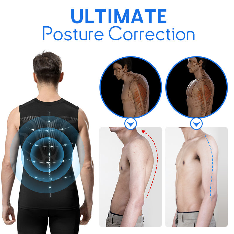 OptimalLift™ Tourmaline MENIONIC Posture Improvement Vest