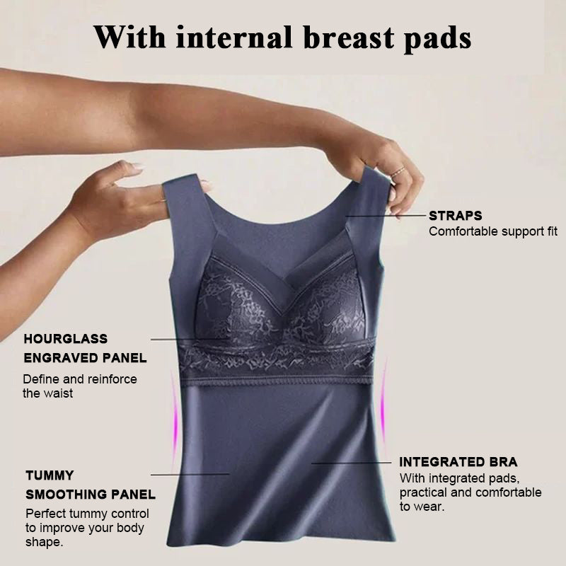 OptimalLift - 2 in 1 warm vest with chest pads