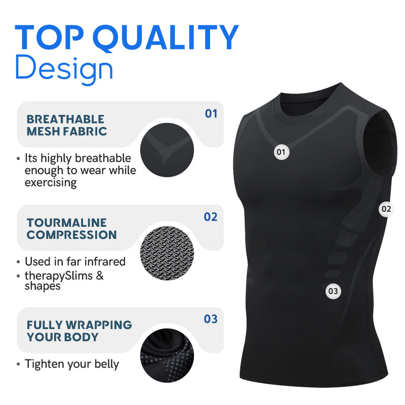 OptimalLift™ Tourmaline MENIONIC Posture Improvement Vest