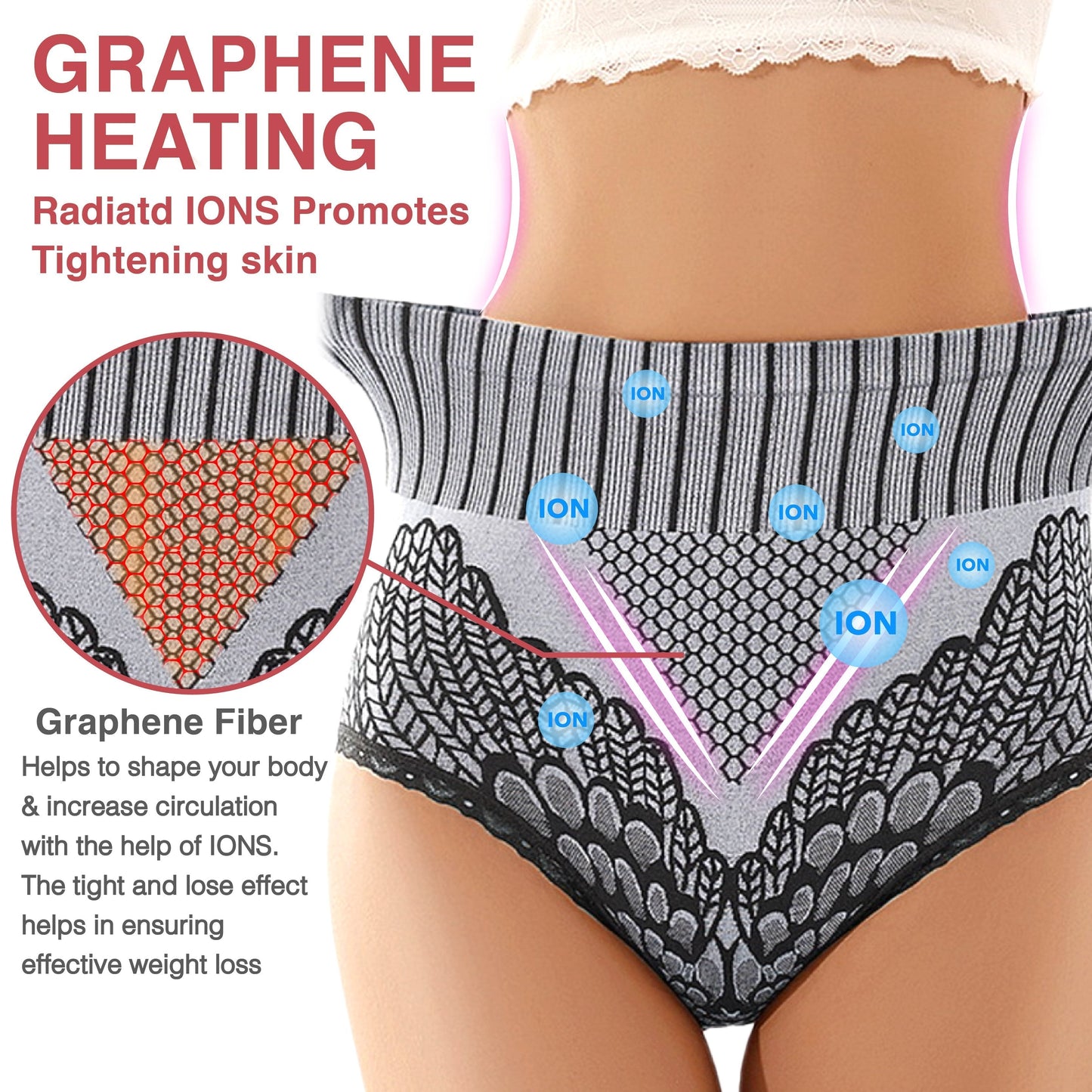 OptimalLift - Graphene Fiber Restoration High Waist Briefs