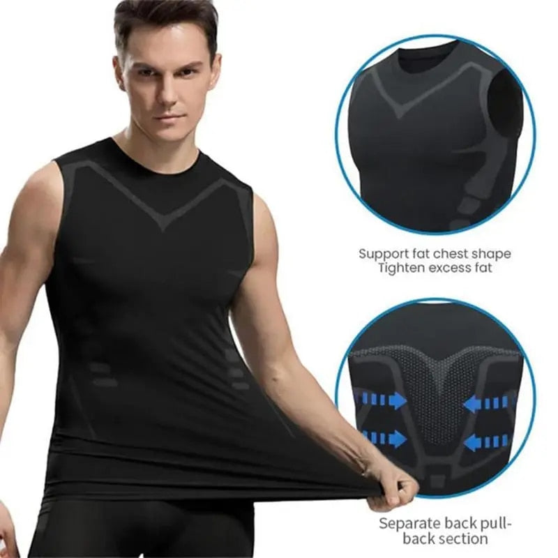 OptimalLift™ HOMMEN Gynecomastia Compress Vest - Tank & Long Sleeve