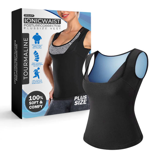 OptimalLift™ IONICWAIST Tourmaline Posturecorrect PlusSize Vest