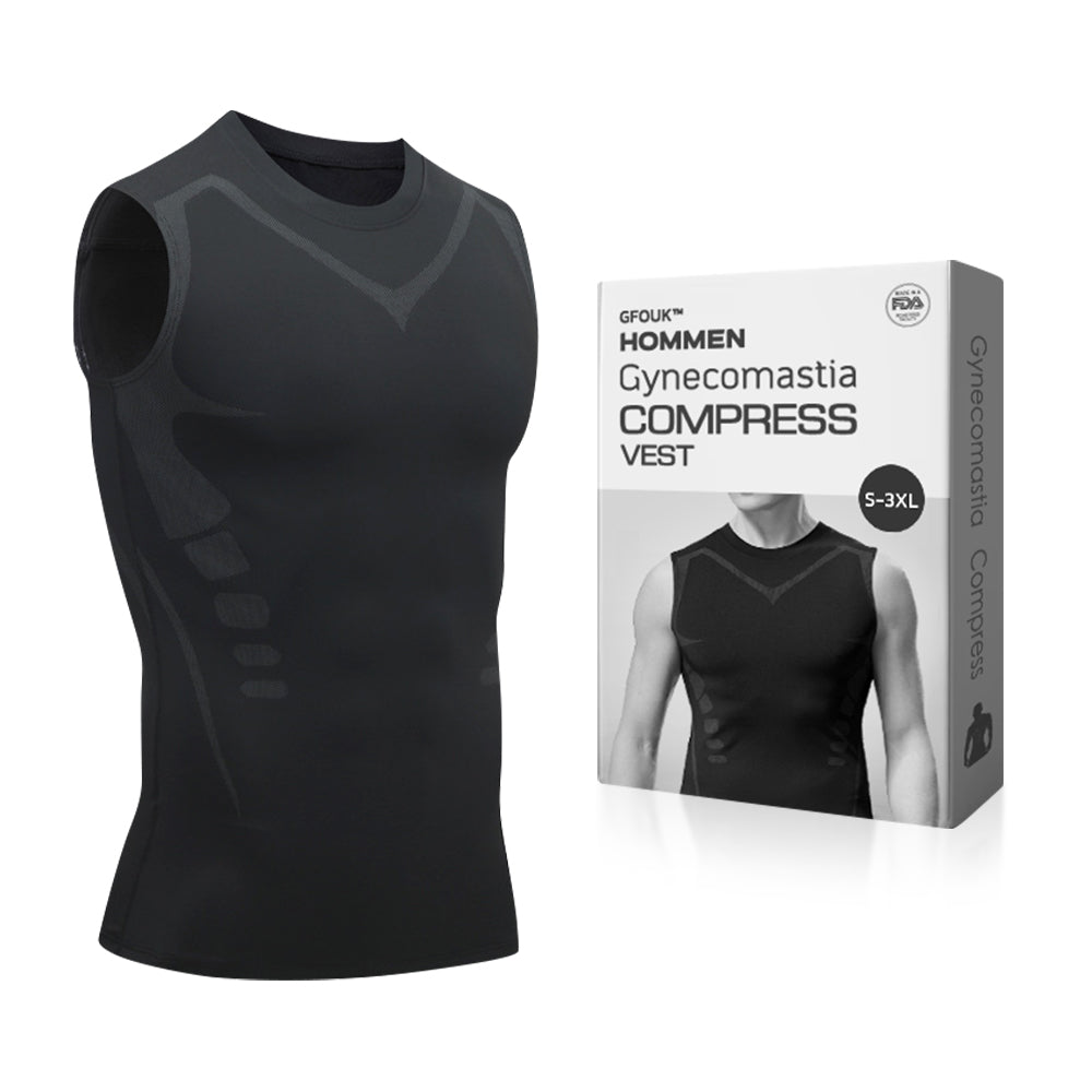 OptimalLift™ HOMMEN Gynecomastia Compress Vest - Tank & Long Sleeve