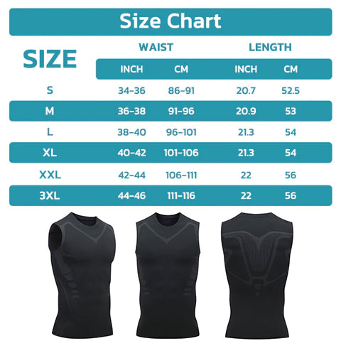 OptimalLift™ HOMMEN Gynecomastia Compress Vest - Tank & Long Sleeve