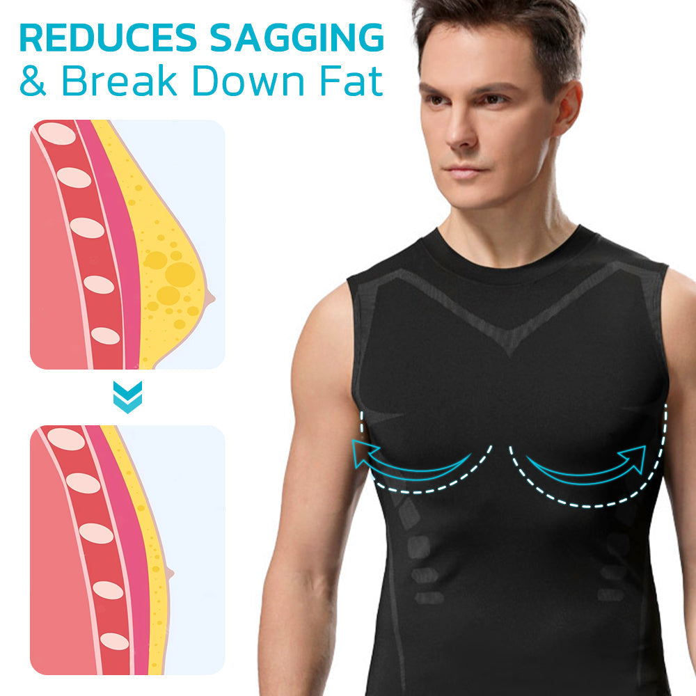 OptimalLift™ HOMMEN Gynecomastia Compress Vest - Tank & Long Sleeve