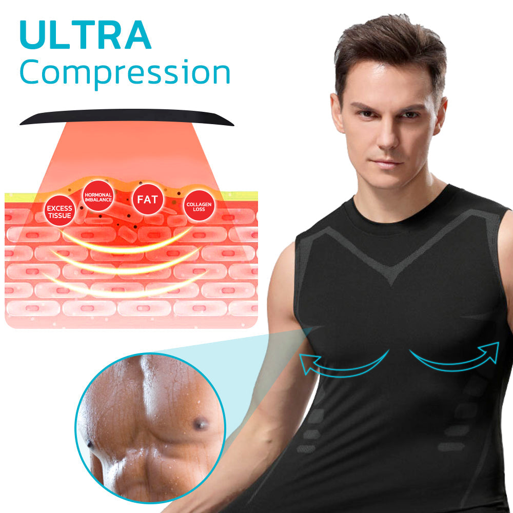 OptimalLift™ HOMMEN Gynecomastia Compress Vest - Tank & Long Sleeve