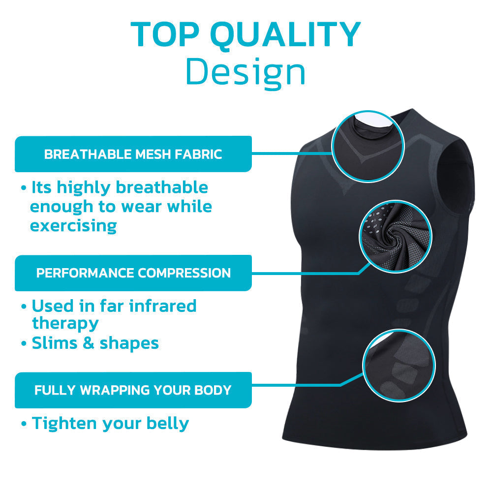 OptimalLift™ HOMMEN Gynecomastia Compress Vest - Tank & Long Sleeve