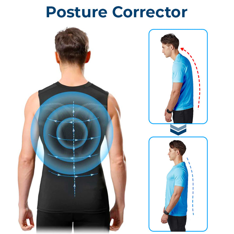 OptimalLift™ IONICMEN Tourmaline PostureCorrector Vest